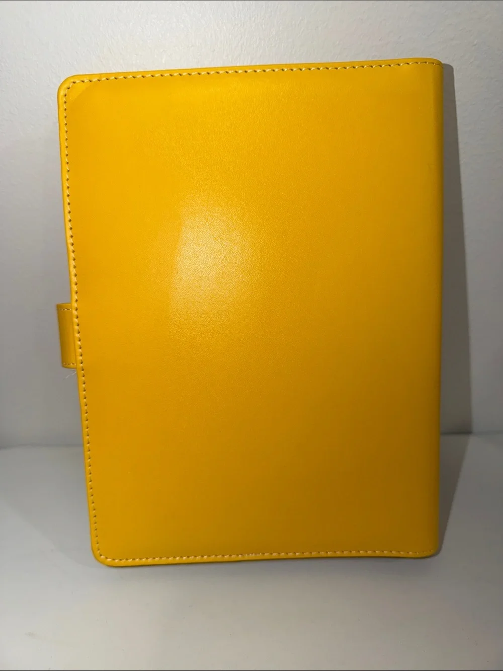 Faux Leather Gold White 100 Envelope Savings Challenge